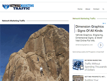 Tablet Screenshot of networkmarketingtraffic.com